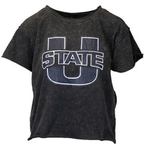 Women's U-State Distressed T-Shirt